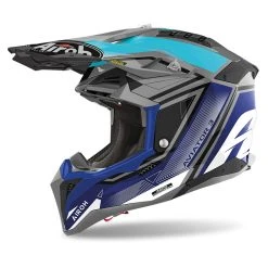 Fiber Airoh Aviator 3 League Helmet Blue